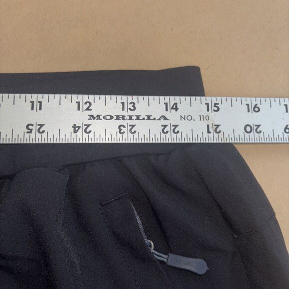 Woman’s Black Athletic Joggers Size Medium Cargo Pocket Athleisure Work Out - Picture 5 of 7